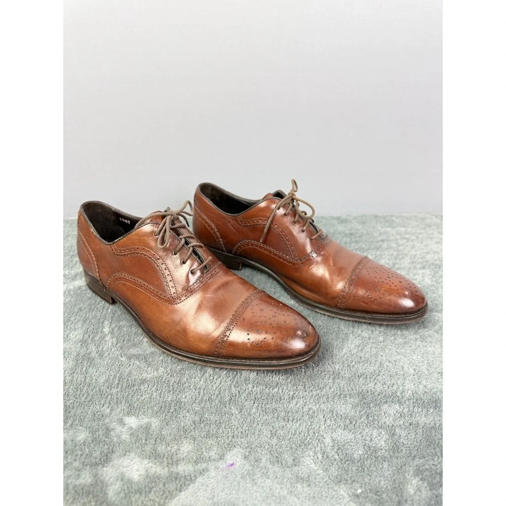 To Boot New York Adam Derrick Men's Size 8 Brown WingTip Dress Shoes